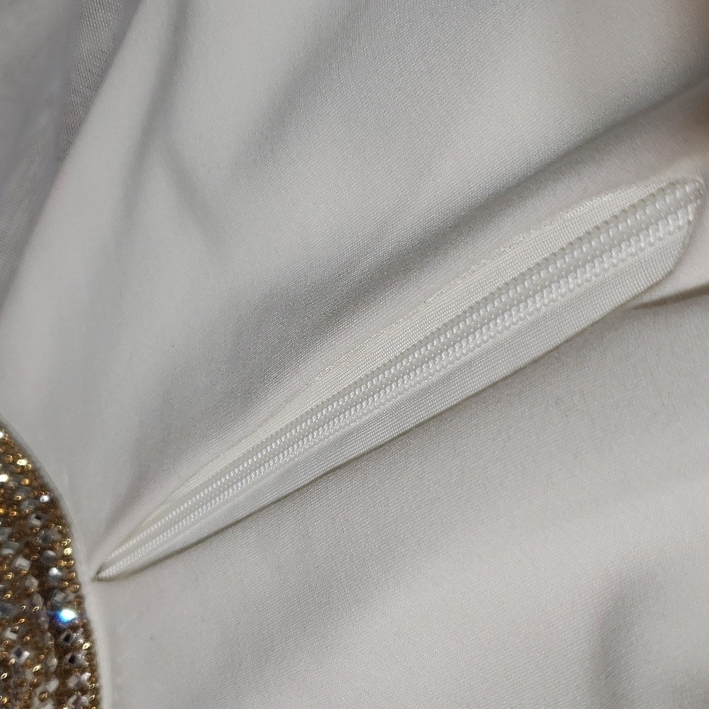 BEBE WHITE BODYCON DRESS XS - Picture 15 of 17
